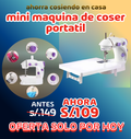 Mini maquina de coser portatil