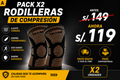 RODILLERAS DE COMPRESIÓN 2x1