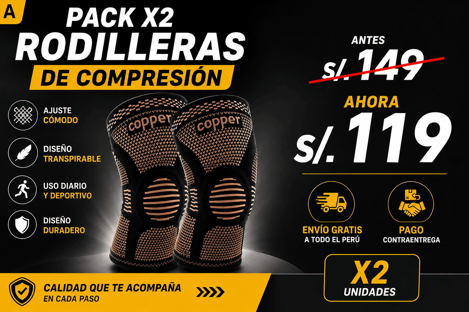 RODILLERAS DE COMPRESIÓN