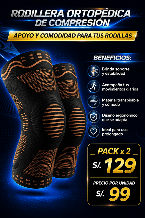 RODILLERAS DE COMPRESIÓN 2x1